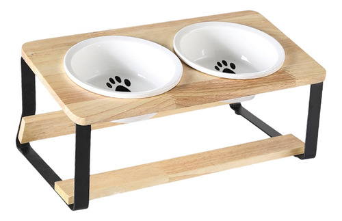 Cuencos Para Mascotas, Comedero Para Gatos Con Huella