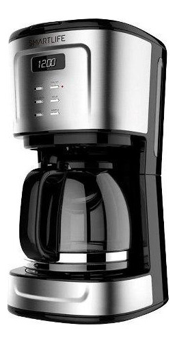 Cafetera Digital Smartlife 1.50 L 825-980 W Filtro Lavable