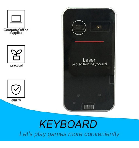 Teclado De Proyección Virtual Bluetooth Compatible Con Voz