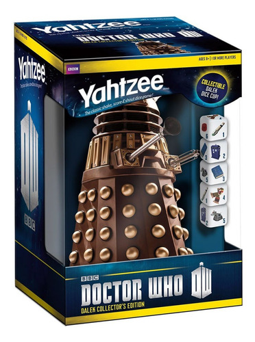 Doctor Who Yahtzee Dalek Collector's Edition Jogo Importado