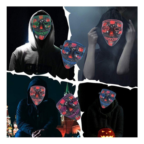 Máscara De Hacker Máscara De Halloween Máscara De