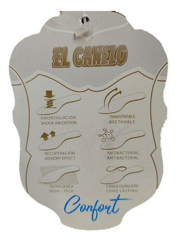 Botín Charro Canelo Oval Línea Oro Piel De Venado Color Miel