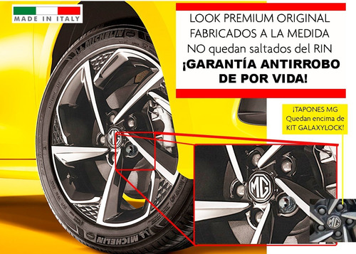 Set 4 Tuercas Seguridad Mg Rx 5 Envío Gratis!