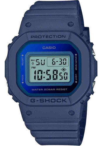 Relógio Azul Feminino G-shock Gmd-s5600-2dr