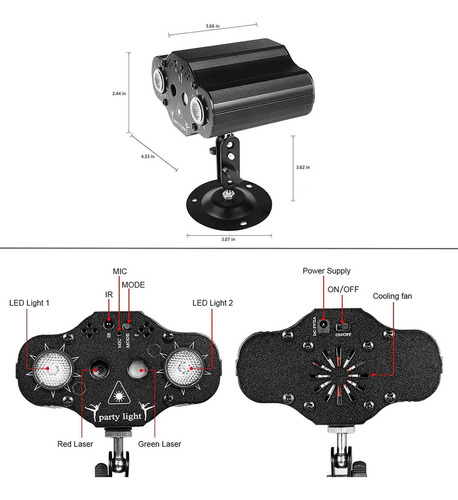 Proyección Holográfica Led Fiesta Regalo Casero + Navidad