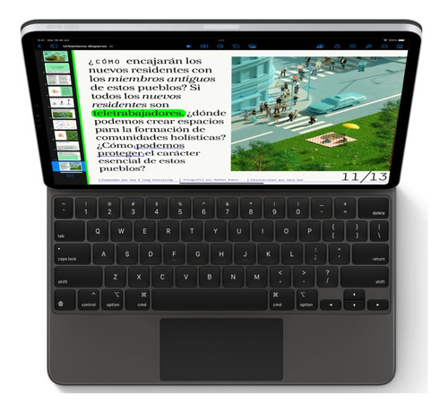 Teclado Y Funda Folio Apple Para iPad De 11 Mxnk2e/a