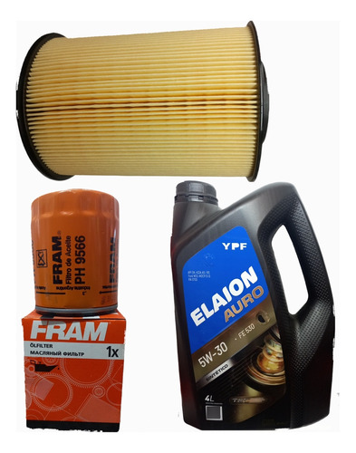 Kit De 2 Filtros Ford Focus 2.0 1.6 + Elaion F50e 5w30 Sint