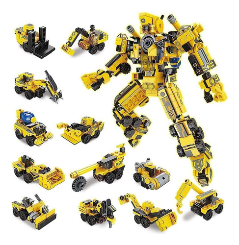 Enhana 25 En 1 Bloques De Construcción Robot De Ingeniería A