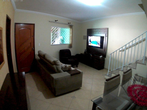Imagem 3 de 18 de Sobrado Lindo Com 103m², 3 Dorms, 1 Suite, 3 Vagas, Vila Cecília Maria, Santo André. - So0054