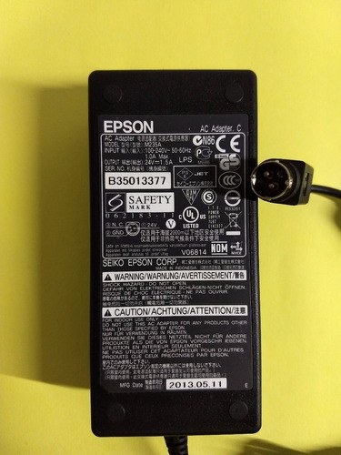 Adaptador Corriente Fuente Epson M235a 24v. 1.5a