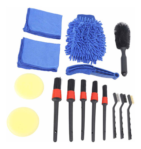 Kit De Limpieza De Cepillos Para Detalles De Automóviles Alt