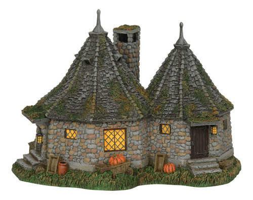 Department 56 Harry Potter Village Hagrids Hut Lit Edificio.