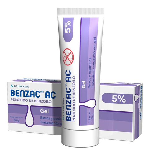 Benzac Ac Benzoilo 5% Gel Tubo 60 Gr