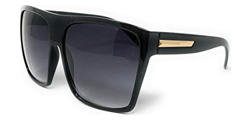 Grandes Gafas De Sol Planas Planas De Moda Retro 2xi0w