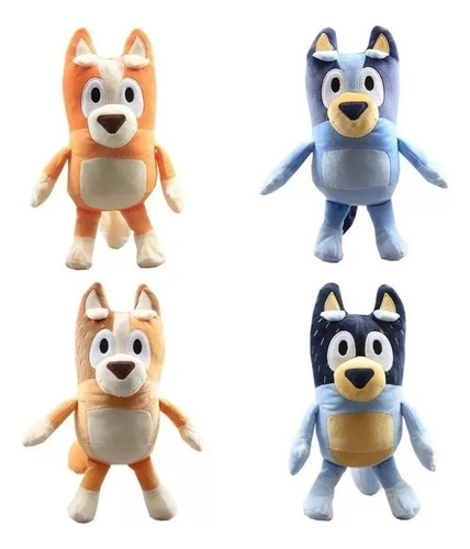 Muñecas Blue Bingo Family Doll Para Mamá Y Papá Y Perro, 4 P