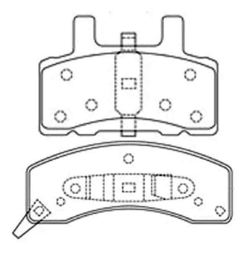 Pastilla De Freno Gmc Yukon 1500 - 2500 94/ Delantera