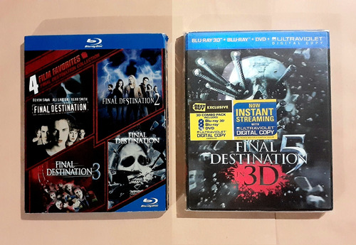 Final Destination 1 + 2 + 3 + 4 + 5 - Blu-ray 3d 2d Original