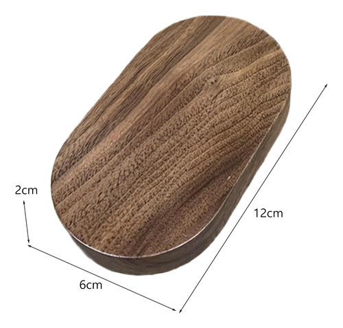 Base De Exhibición De Madera Ovalada, Soporte De