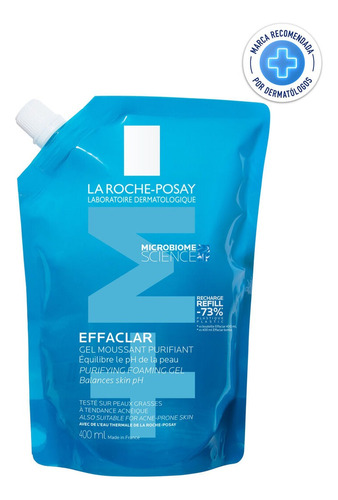 Refil Effaclar +m Gel De Limpieza | La Roche Posay 400ml
