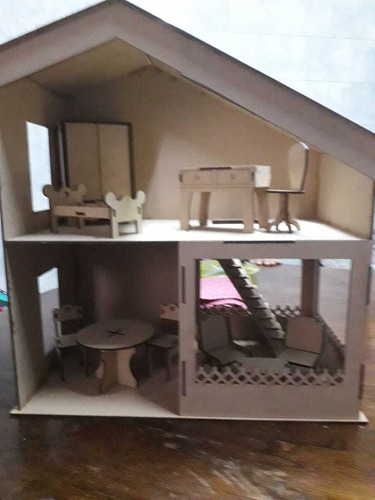 Casitas Para Muñecas En Mdf