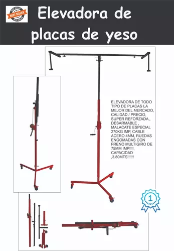 Elevador manual de placas con blocaje | PREFAES