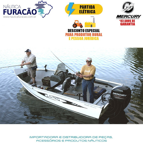 Motor De Popa Mercury 4 Tempos 60hp Elpt Efi