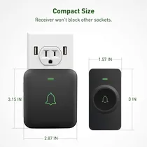 Comprar Timbre Inalambrico 300mts Alcance 52 Sonidos