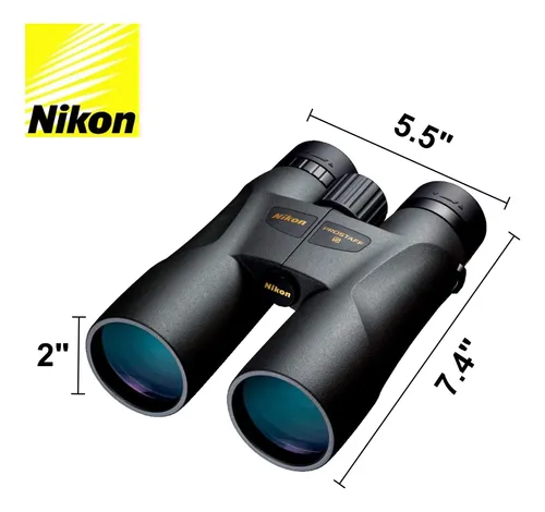 Binoculares Nikon Prostaff 5 10x50 Negros Con Lente, Bolígra