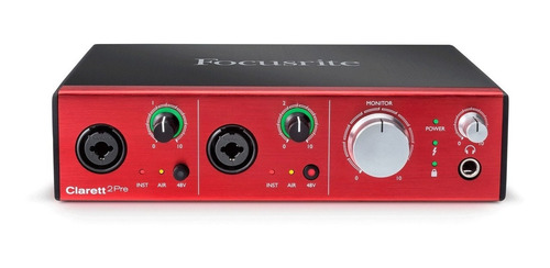 Interface De Audio Focusrite Clarett 2pre Usb Oferta!!