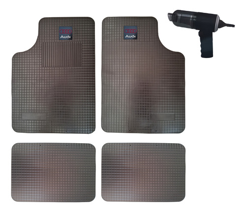 Cubre Alfombras Para Audi 4 Piezas Xizacar Negro