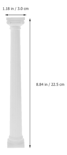 Modelo De Columna Romana Triangular, 4 Unidades