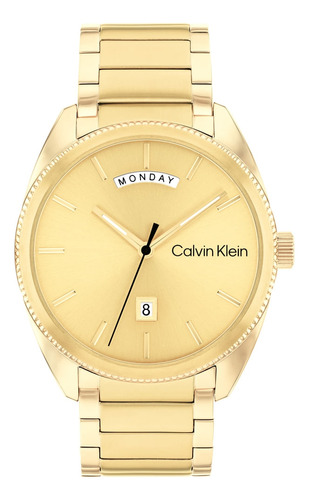 Relógio Calvin Klein Progress Masculino Dourado - 25200447