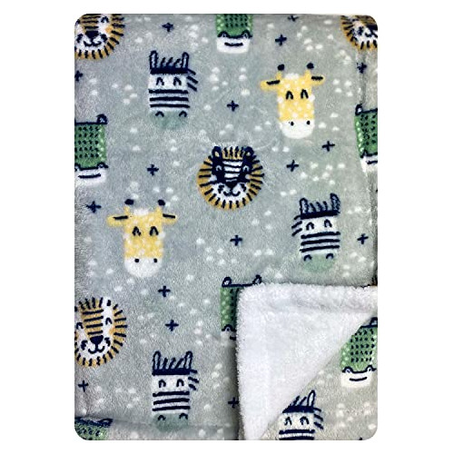 Mantas De Felpa Bebé, Diseño De Safari, Cálidas Y Su...
