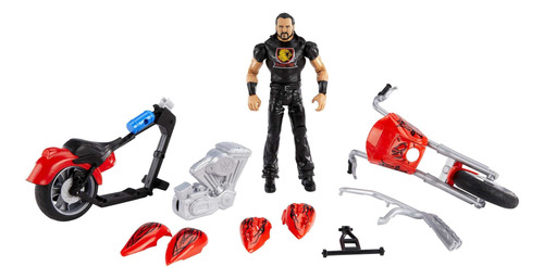 Wwe Wrekkin Slam Cycle Motocicleta (10.5 Pulgadas) Con Acci.