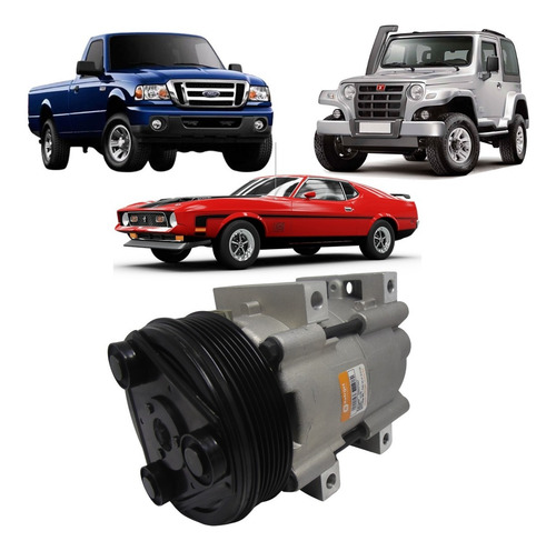 Compressor Ar Condicionado Troller Motor 3.0 Fx15/ Fs10