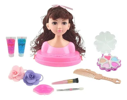 Muñeca para maquillar peinar y pintar uñas sale