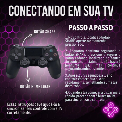 Controle Para Tv Samsung 3 Em 1 Crystal Qled Gaming Hub Xbox Preto