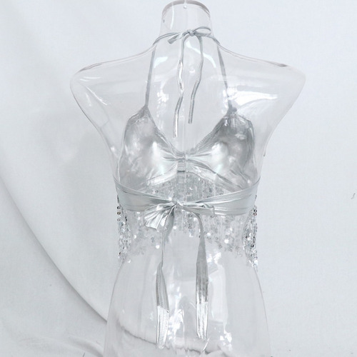 L Sujetador De Danza De Vientre Con Borlas Lentejuelas Tops