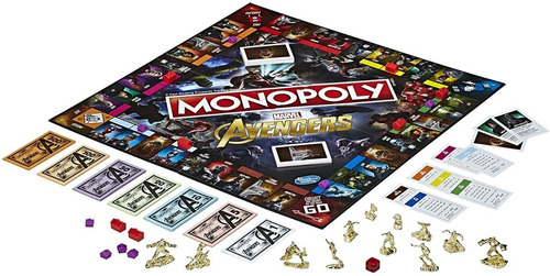 Monopoly Marvel Avengers Hasbro Juego De Mesa