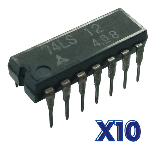  Kit 10 Compuerta Lógica Ttl  74ls12 Nand