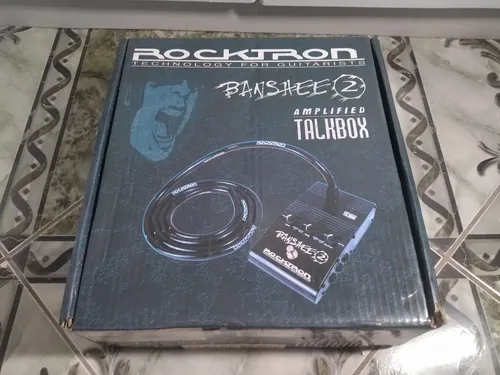 Pedal Talkbox Rocktron Banshee 2 Com Fonte, Caixa E Manuais
