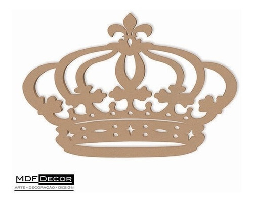 Coroa De Princesa Mdf 95 Cm Decoração De Festas Provençal