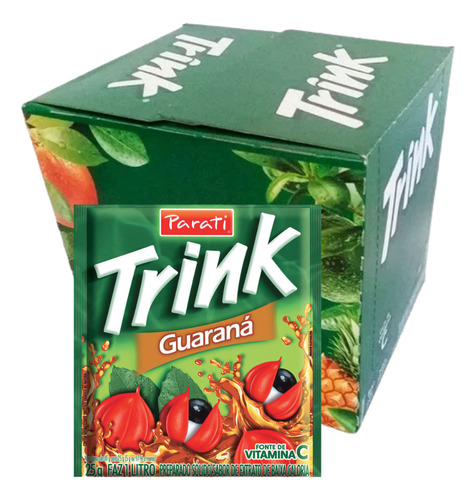 Display 15un Refresco Em Pó Trink Abacaxi 25g - Caixa 15x25g