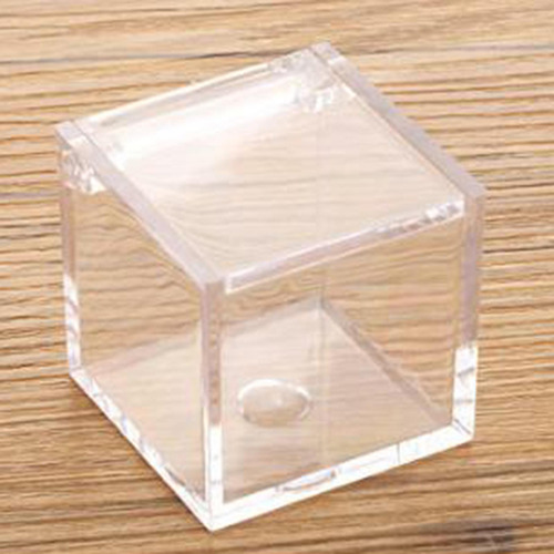 2 Paquete De 2-4 Cajas Transparentes Acrílicas Con 2 Piezas