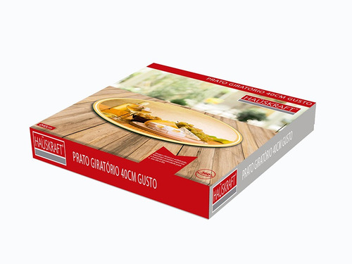 Imagem 2 de 2 de Centro De Mesa Prato Giratório 40 Cm Gusto Enfeite Haüskraft