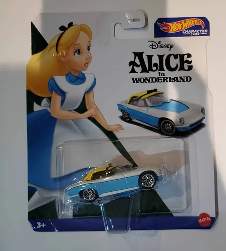 Alice Wonder Car Chase OPセット Hot Wheels Character Cars - Alice No País Das Maravilhas
