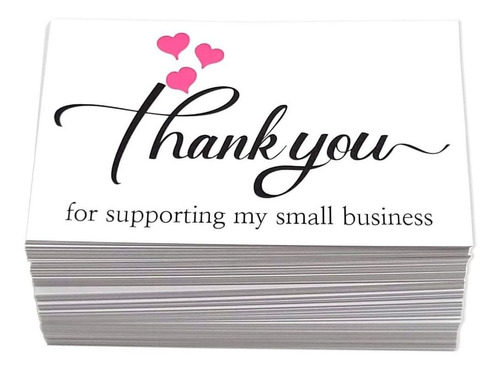 Ppappappiyo/thank You For Support My Small Business Card, Di