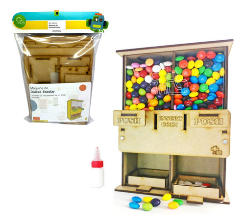 Juguete Didáctico Máquina De Dulces Para Armar Monkits