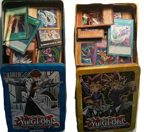 Yugioh Lata 100 Cartas (10 Foils)+obelisco Secret Gold+envío