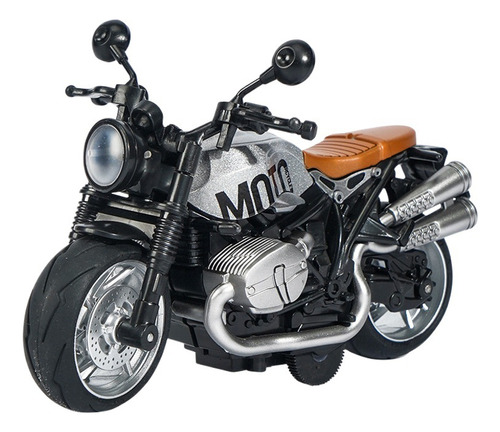 Modelo Mingyuan Alloy Pull Back De Juguete Para Motocicleta